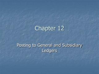 Chapter 12