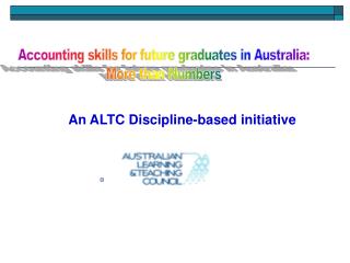 An ALTC Discipline-based initiative