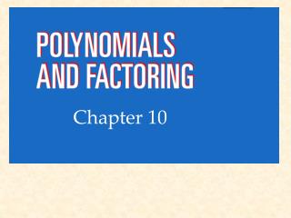 Chapter 10