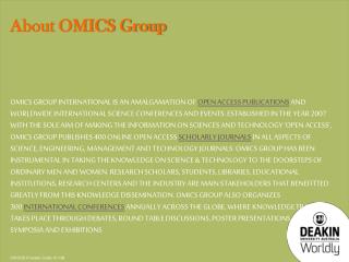 About OMICS Group