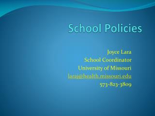 School Policies