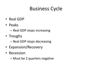 Business Cycle