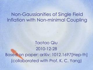 Non-Gaussianities of Single Field Inflation with Non-minimal Coupling