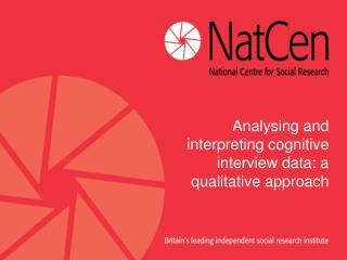 Analysing and interpreting cognitive interview data: a qualitative approach