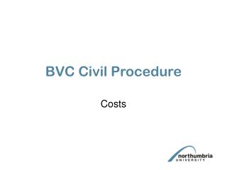 BVC Civil Procedure