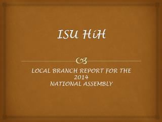ISU HiH