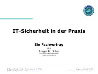 IT-Sicherheit in der Praxis