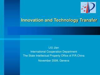 Innovation and Technology Transfer