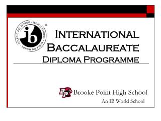 International Baccalaureate Diploma Programme