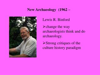 New Archaeology (1962 –