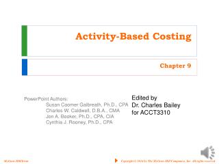 Activity-Based Costing