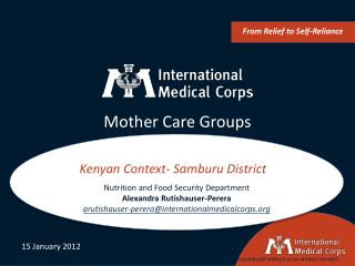Mother Care Groups