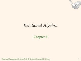 Relational Algebra