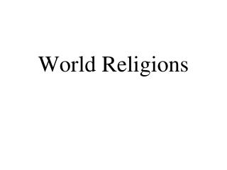 World Religions