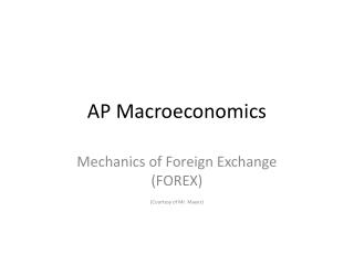 AP Macroeconomics