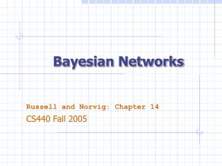 Bayesian Networks