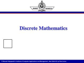 Discrete Mathematics