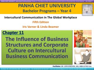 Intercultural Communication in The Global Workplace Fifth Edition Iris Varner &amp; Linda Beamer