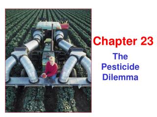 The Pesticide Dilemma