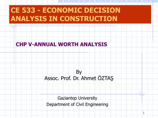 By Assoc. Prof. Dr. Ahmet ÖZTAŞ