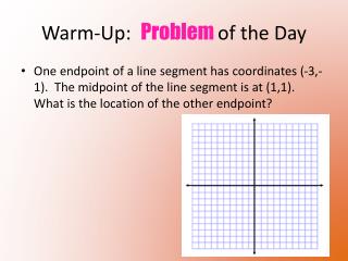 Warm-Up: Problem of the Day