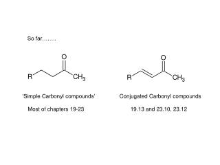 ‘Simple Carbonyl compounds’