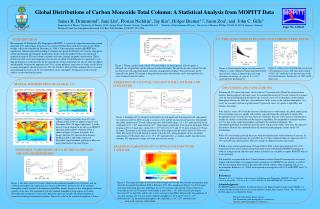 Global Distributions of Carbon Monoxide Total Column: A Statistical Analysis from MOPITT Data