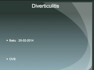 WHY DISCUSS DIV.ITIS ? hospital admissions 2006-2009 (NL)