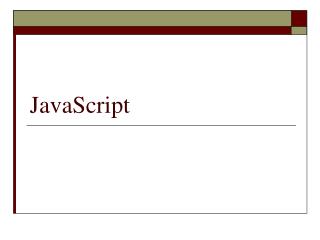 JavaScript