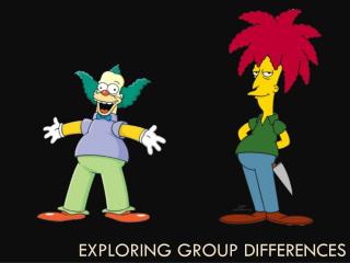 Exploring Group Differences