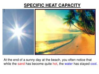 SPECIFIC HEAT CAPACITY