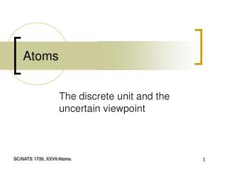 Atoms