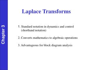 Laplace Transforms