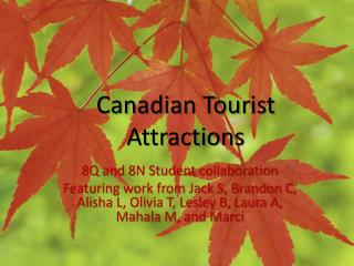 Canadian Tourist Attractions