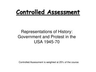 Controlled Assessment