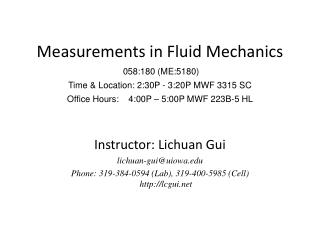 Instructor: Lichuan Gui lichuan-gui@uiowa