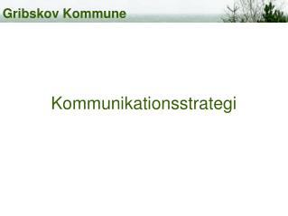 Kommunikationsstrategi