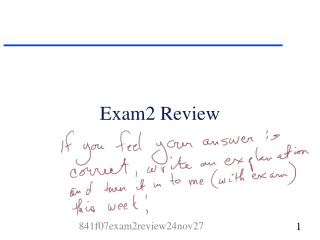 Exam2 Review