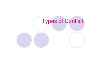 Types of Conflict