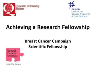Achieving a Research Fellowship Breast Cancer Campaign Scientific Fellowship
