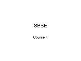 SBSE