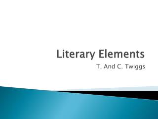 Literary Elements