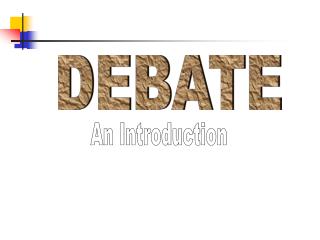 DEBATE