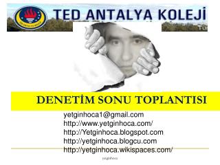 DENETİM SONU TOPLANTISI