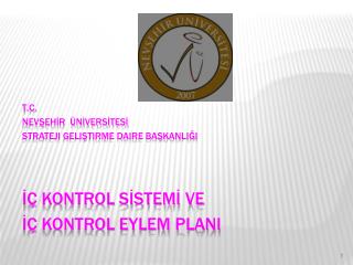 İç Kontrol Nedir? İç Kontrolün Amaçları ve Temel İlkeleri İç Kontrolde Sorumluluklar