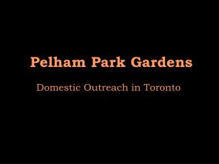 Pelham Park Gardens
