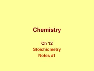 Chemistry