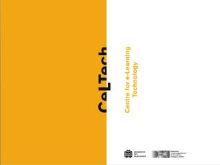 TEL Seminar: Cluster V “Emerging Technologies”