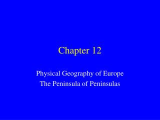 Chapter 12