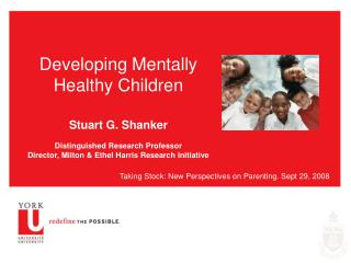 Taking Stock: New Perspectives on Parenting. Sept 29, 2008